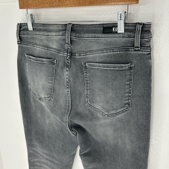 Kut From The Kloth Reese Jeans Size 10 High Rise Fab Ab Ankle Straight Leg 33x23 - Picture 9 of 13